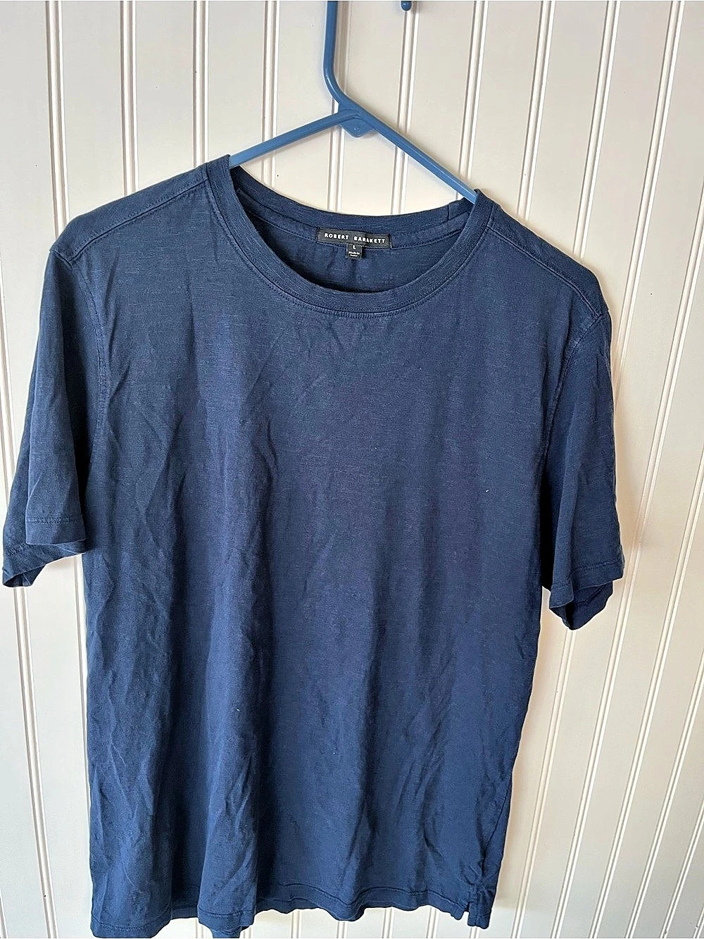 Robert Barakett The Barakett Tee (Georgia Crew) ) Men's Blue Short Sleeve Tee